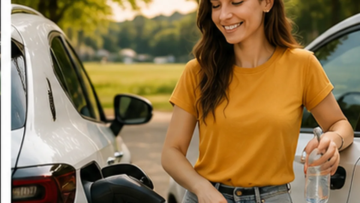 Elektroauto im Sommer